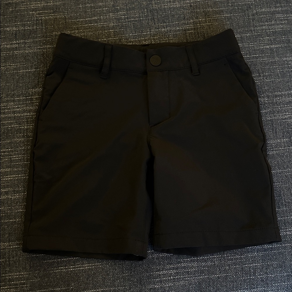 Boys Black Casual Shorts